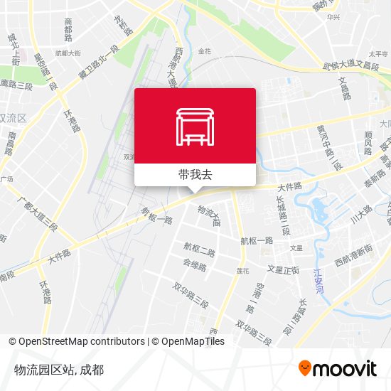 物流园区站地图