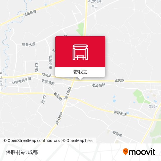 保胜村站地图