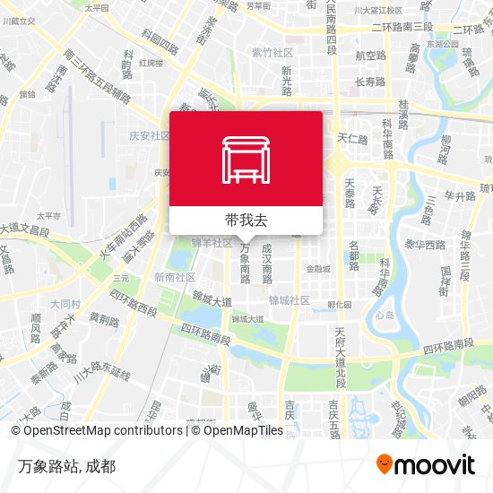 万象路站地图