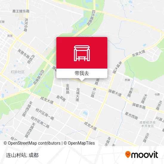 连山村站地图