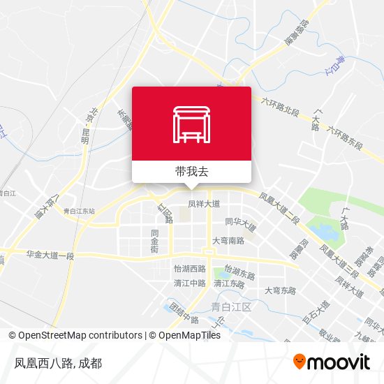 凤凰西八路地图