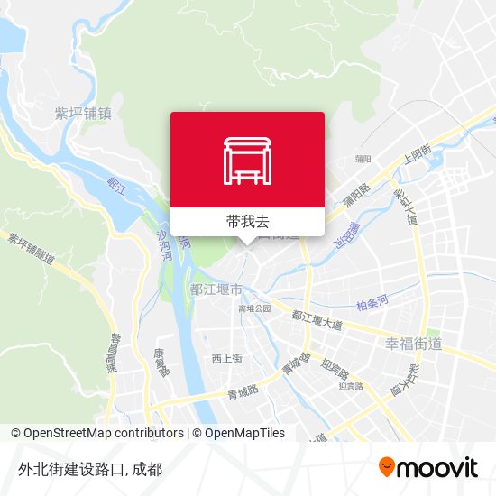 外北街建设路口地图