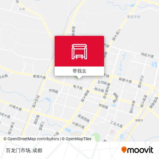 百龙门市场地图