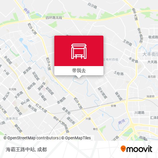 海霸王路中站地图