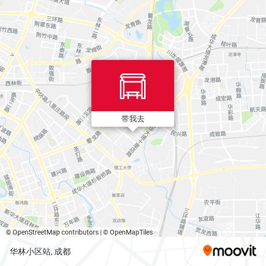 华林小区站地图