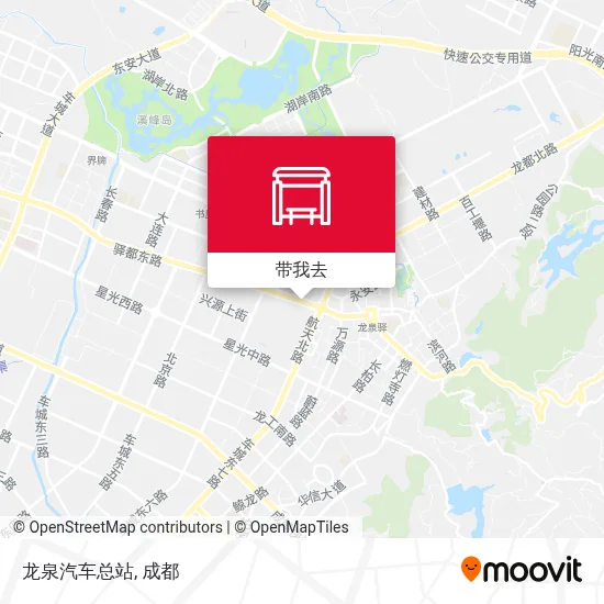 龙泉汽车总站 公交站 - 路线、时刻表和票价