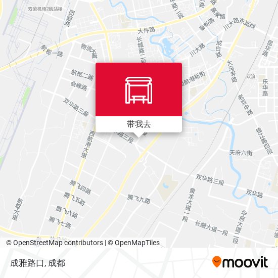 成雅路口地图