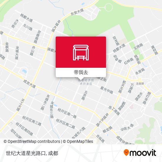 世纪大道星光路口地图