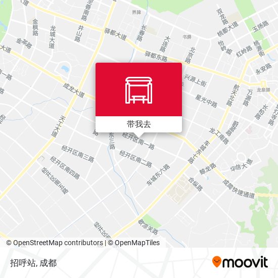招呼站地图