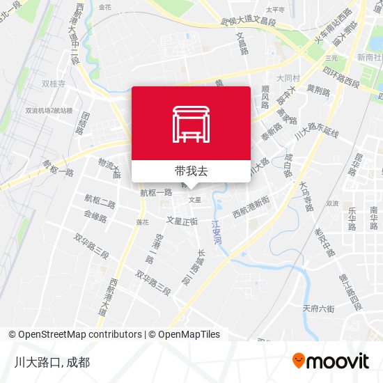 川大路口地图
