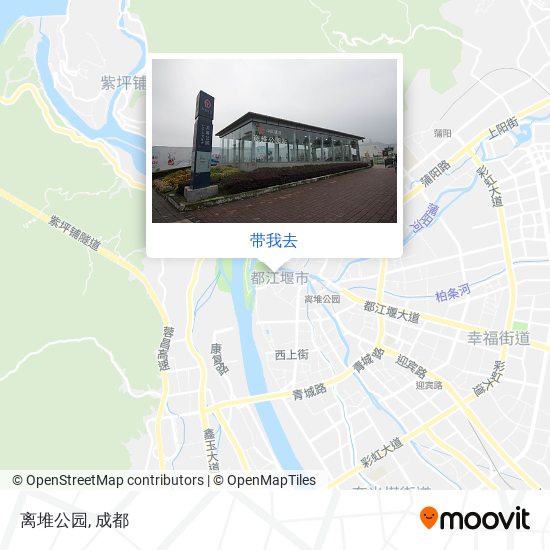离堆公园地图