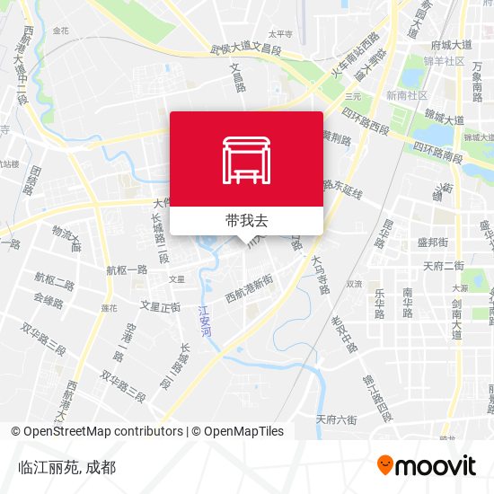 临江丽苑地图