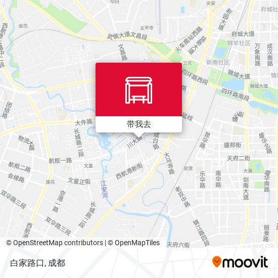白家路口地图