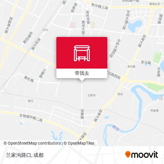 兰家沟路口地图