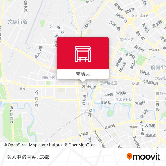 培风中路南站地图