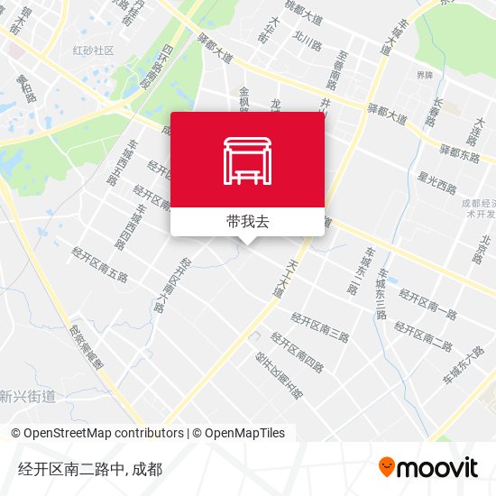 经开区南二路中地图
