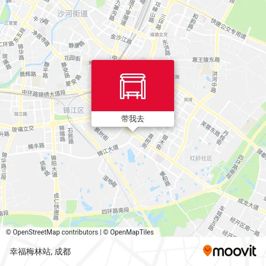 幸福梅林站地图