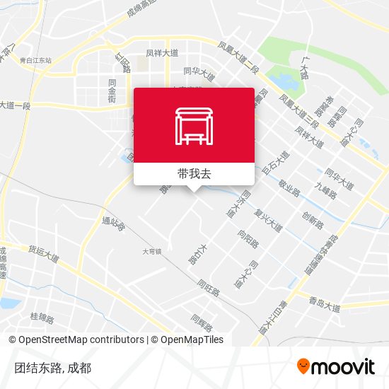 团结东路地图