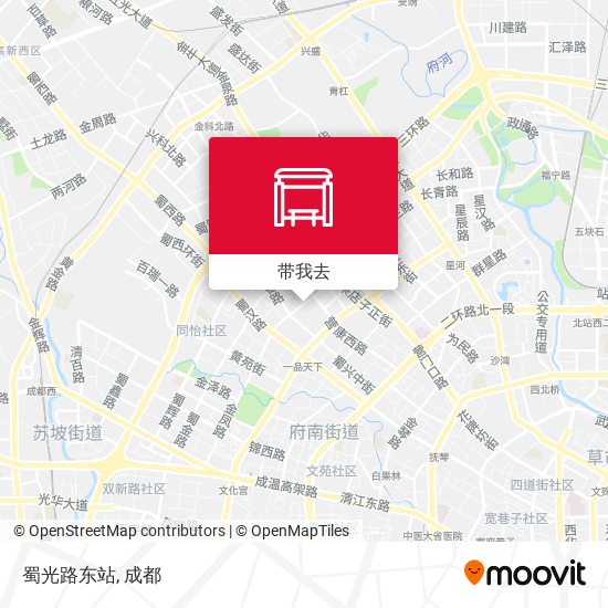 蜀光路东站地图