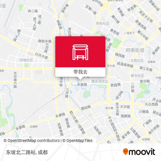 东坡北二路站地图