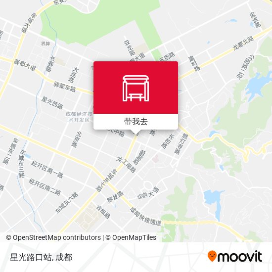 星光路口站地图