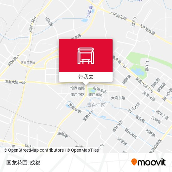 国龙花园地图