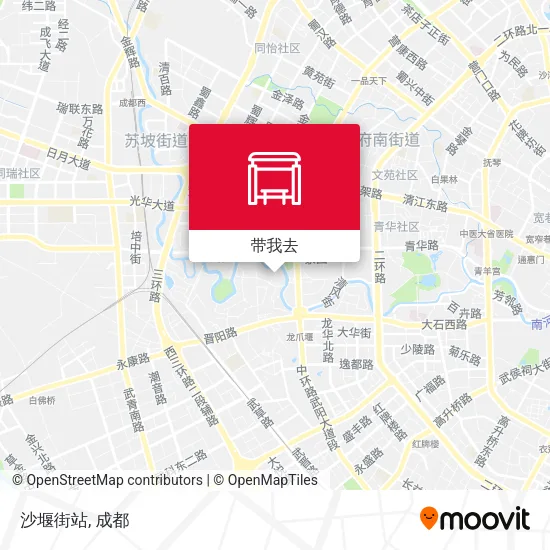 沙堰街站地图