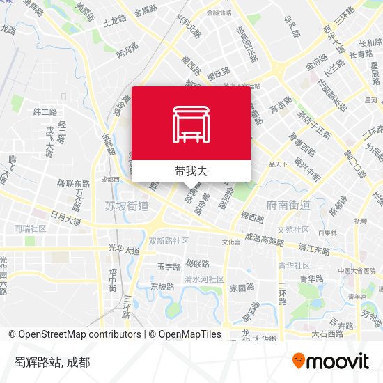 蜀辉路站地图