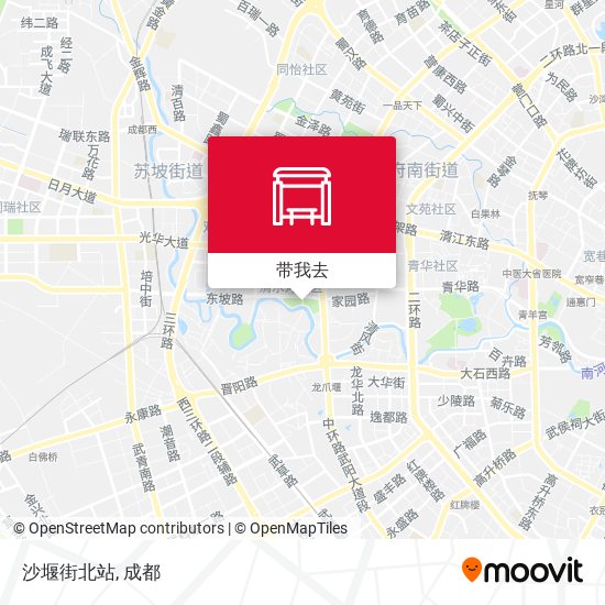 沙堰街北站地图