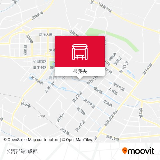长河郡站地图