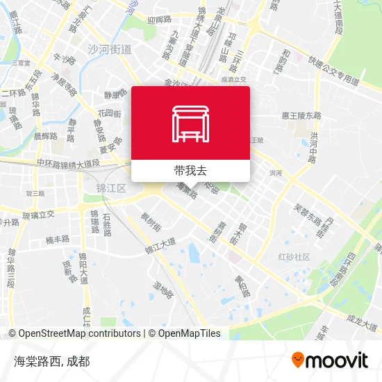 海棠路西地图