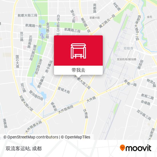 双流客运站地图