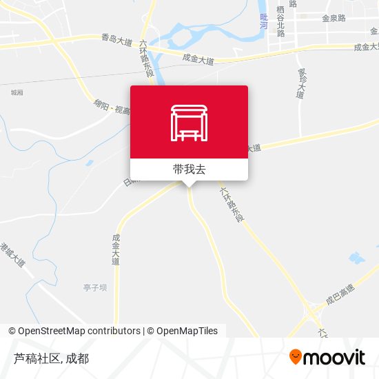 芦稿社区地图