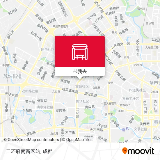 二环府南新区站地图