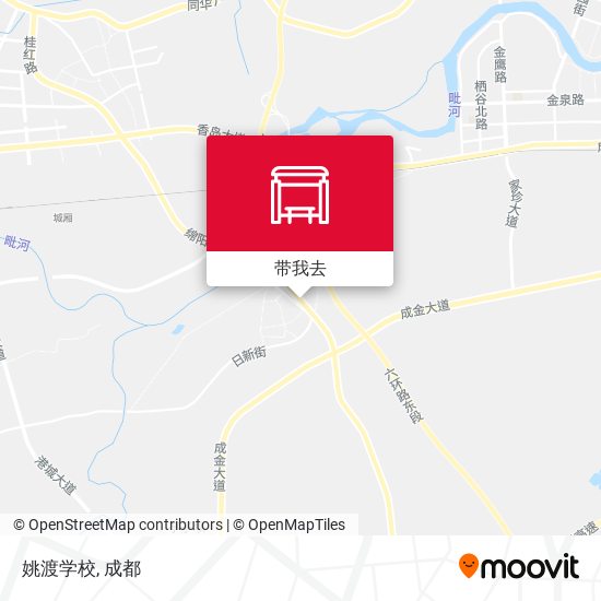 姚渡学校地图