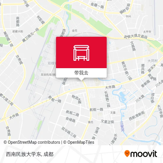 西南民族大学东地图