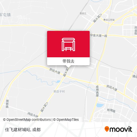 佳飞建材城站地图