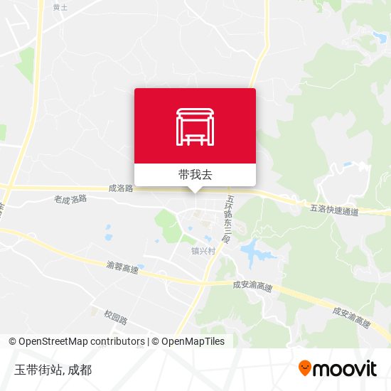 玉带街站地图