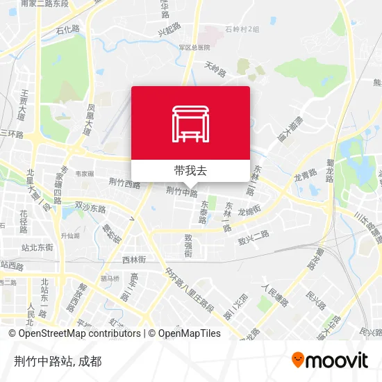 荆竹中路站地图