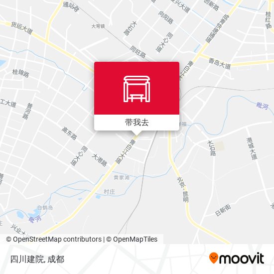 四川建院地图