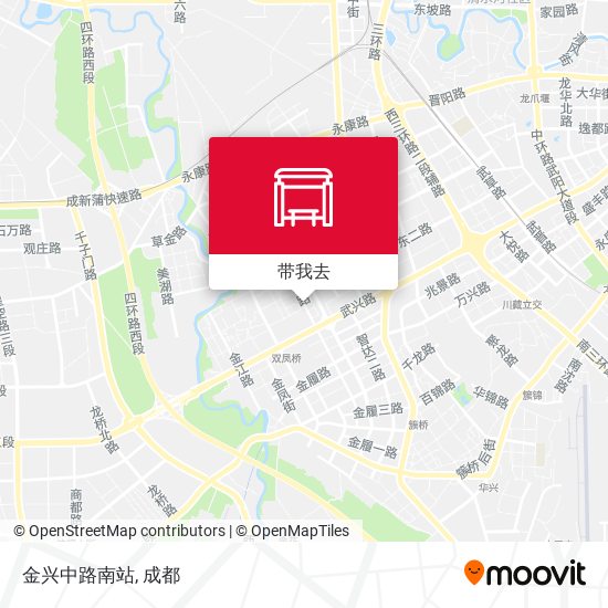 金兴中路南站地图