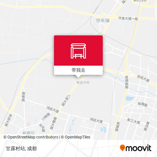 甘露村站地图
