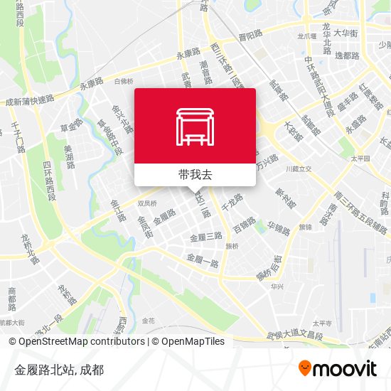 金履路北站地图