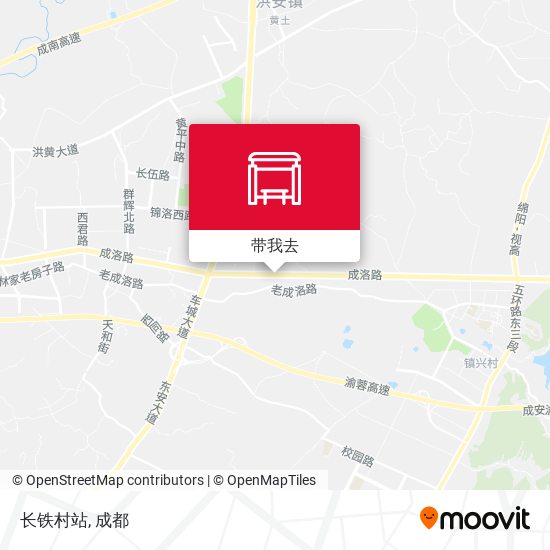 长铁村站地图