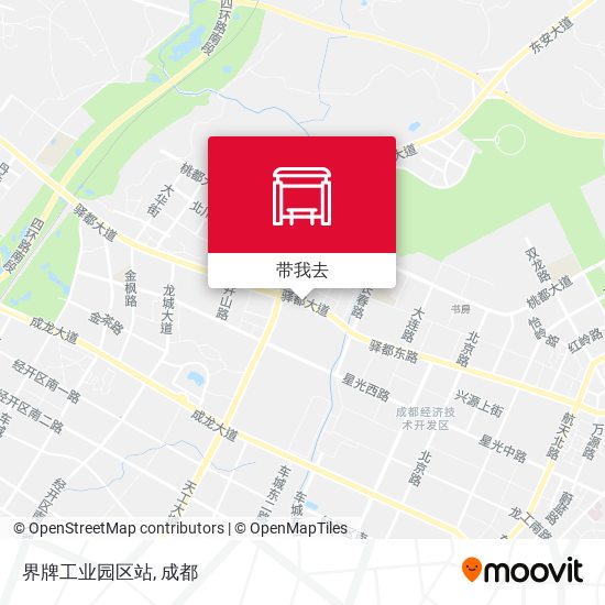 界牌工业园区站地图