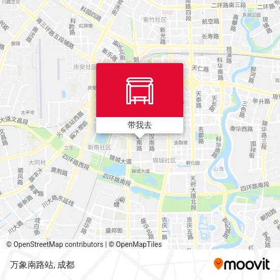 万象南路站地图