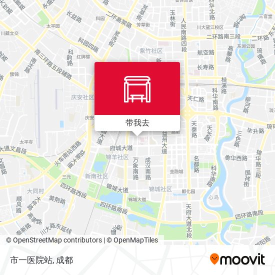 市一医院站地图