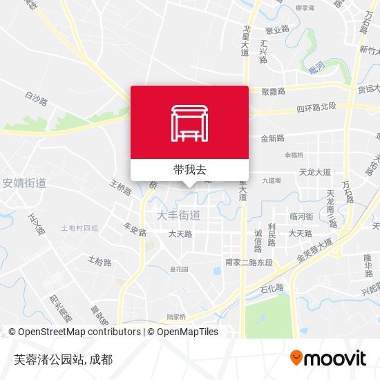 芙蓉渚公园站地图