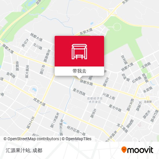 汇源果汁站地图