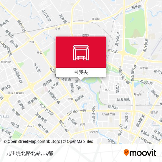 九里堤北路北站地图